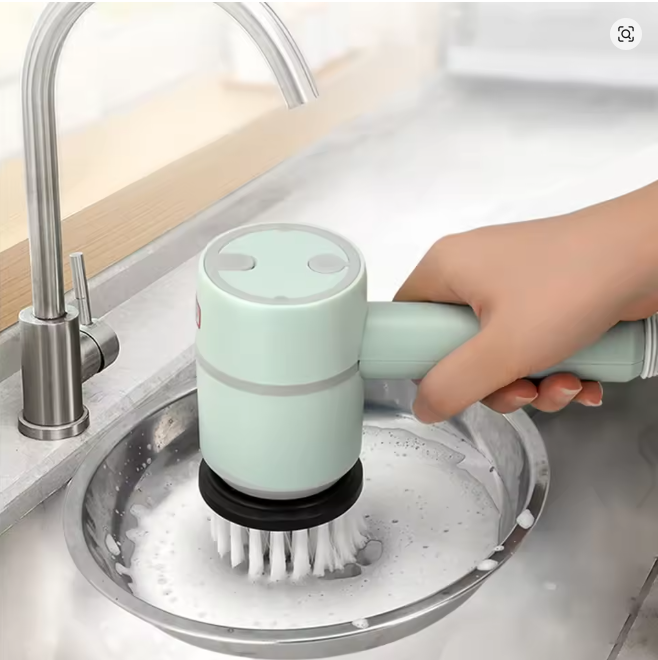 Cepillo de limpieza eléctrica 3 en 1, recargable por USB