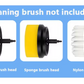 Cepillo de limpieza eléctrica 3 en 1, recargable por USB